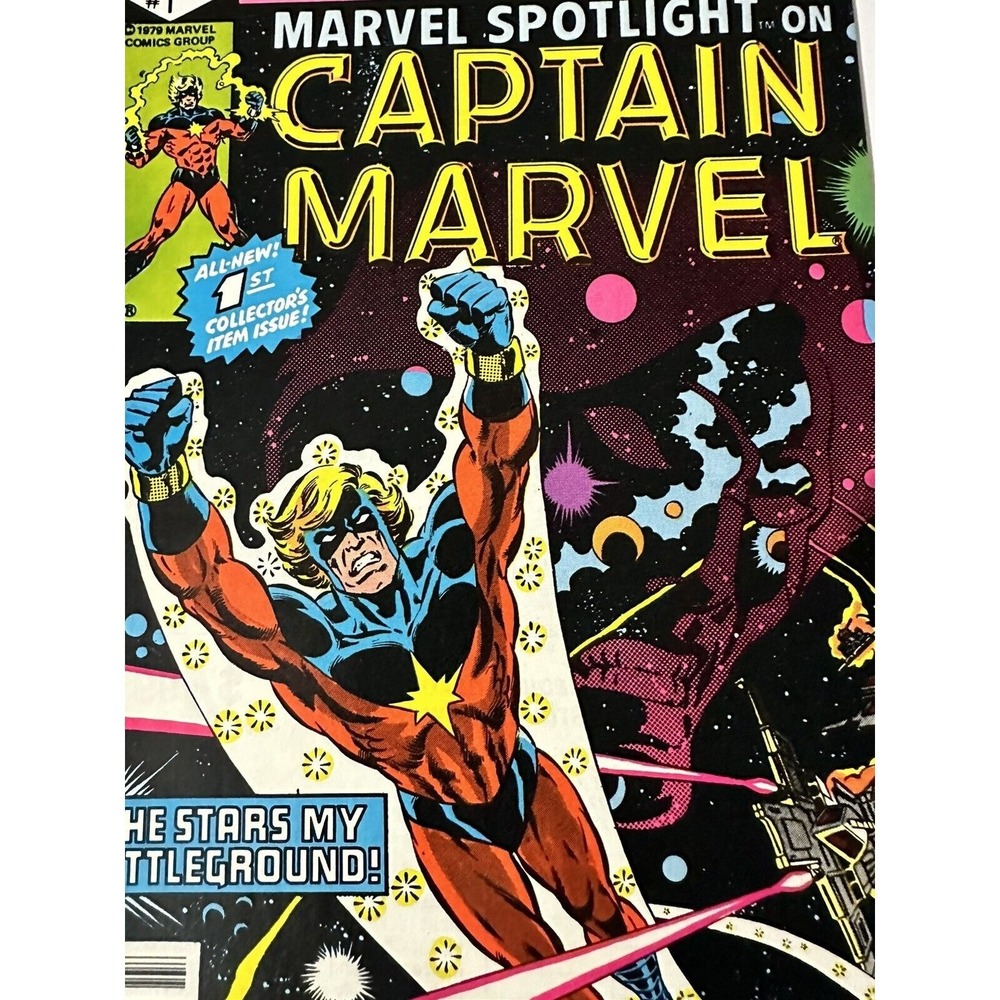 Marvel Spotlight On Captain Marvel #1 Number Marvel Comics 1979 - Picture 2 of 13